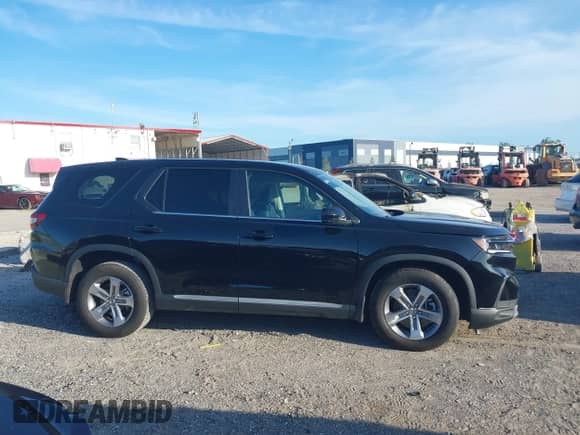 2025 Honda Pilot EX-L с VIN 5FNYG2H47SB023989, выставлен на аукционе IAAI как лот 42689768 с пробегом 6 987 миль миль и . История ставок и продаж доступна на DreamBid. Изображение 13.