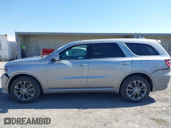 2019 Dodge Durango GT Plus with VIN 1C4RDJDG0KC755837, listed as a IAAI auction lot 43008305 with 124,945 mi miles and . Bid and sale history available at DreamBid. Image 14.