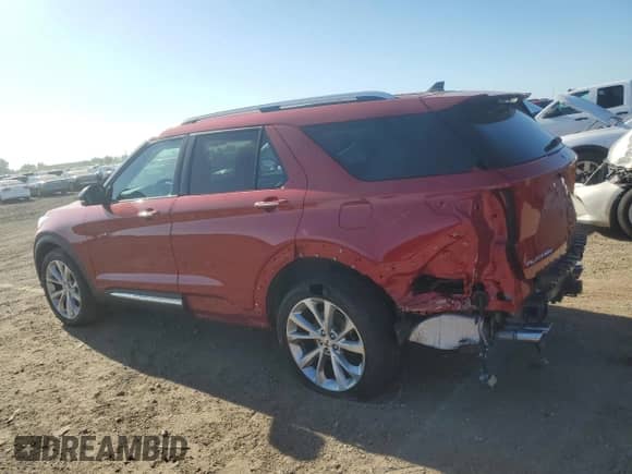 2021 Ford Explorer Platinum с VIN 1FM5K8HC4MGA57856, выставлен на аукционе Copart как лот 70128965 с пробегом 59 126 миль миль и Списание • Salvage title. История ставок и продаж доступна на DreamBid. Изображение 2.