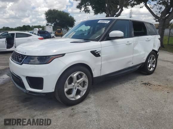 2020 Land Rover Range Rover Sport HSE with VIN SALWR2SU1LA704534, listed as a Copart auction lot 64880245 with 41,287 mi miles and Non repairable. Bid and sale history available at DreamBid. Image 1.
