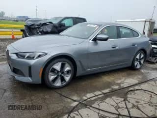 2025 BMW i4 xDrive40 with VIN WBY43HD09SFU32201, listed as a Copart auction lot 59041795 with 2,123 mi miles and Clean title. Bid and sale history available at DreamBid. Image 1.