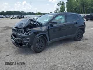 2021 Jeep Compass Upland with VIN 3C4NJDAB3MT596031, listed as a Copart auction lot 61229773 with 35,030 mi miles and . Bid and sale history available at DreamBid. Image 1.