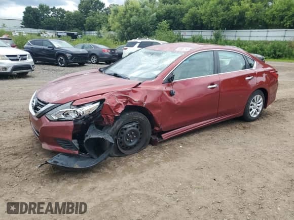 2016 Nissan Altima S with VIN 1N4AL3AP9GC278080, listed as a Copart auction lot 69957145 with 95,455 mi miles and Clean title. Bid and sale history available at DreamBid. Image 1.