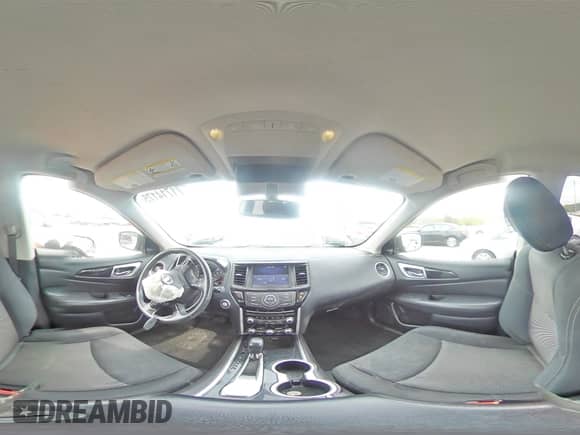 2019 Nissan Pathfinder SV with VIN 5N1DR2MN4KC593397, listed as a Copart auction lot 71714175 with 196,331 mi miles and Salvage title. Bid and sale history available at DreamBid. Image 15.