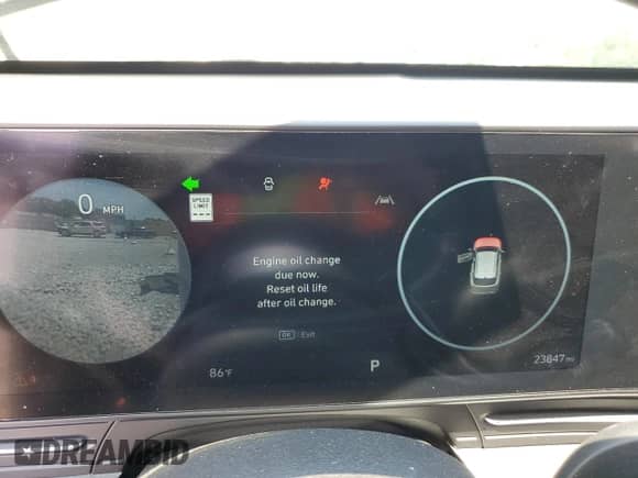 2024 Hyundai Kona Limited с VIN KM8HE3A35RU042616, выставлен на аукционе Copart как лот 64702575 с пробегом 23 847 миль миль и Списание • Salvage title. История ставок и продаж доступна на DreamBid. Изображение 9.