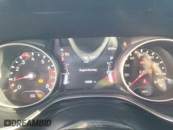 2021 Jeep Compass 80th Anniversary with VIN 3C4NJCEB4MT518832, listed as a Copart auction lot 82641745 with 19,585 mi miles and Salvage title. Bid and sale history available at DreamBid. Image 9.