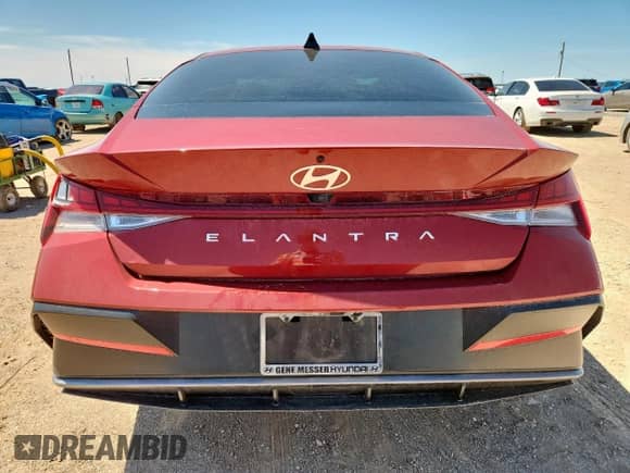 2024 Hyundai Elantra SEL с VIN KMHLS4DG1RU755035, выставлен на аукционе Copart как лот 62214035 с пробегом 7 575 миль миль и Чистый • Clean title. История ставок и продаж доступна на DreamBid. Изображение 6.