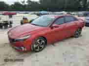 2021 Hyundai Elantra Limited с VIN KMHLP4AG1MU125854, выставлен на аукционе Copart как лот 71882975 с пробегом 47 993 миль миль и На запчасти • Non repairable. История ставок и продаж доступна на DreamBid. Изображение 1.