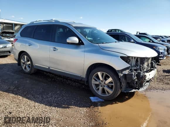 2013 Nissan Pathfinder SL with VIN 5N1AR2MM0DC669095, listed as a Copart auction lot 83876985 with 178,947 mi miles and Salvage title. Bid and sale history available at DreamBid. Image 4.