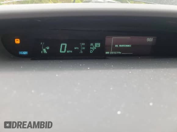 2010 Toyota Prius II with VIN JTDKN3DU8A0132045, listed as a Copart auction lot 70306915 with 221,519 mi miles and Salvage title. Bid and sale history available at DreamBid. Image 9.