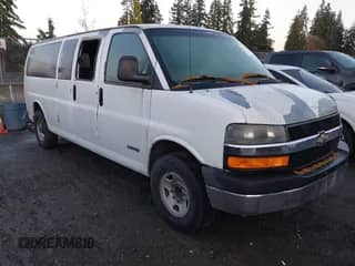 2003 Chevrolet Express Passenger with VIN 1GAHG39U631154578, listed as a IAAI auction lot 43567198 with 249,941 mi miles and . Bid and sale history available at DreamBid. Image 1.