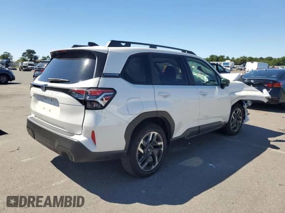 2025 Subaru Forester Limited z VIN JF2SLDRC9SH443774, wystawiony jako Copart lot #70227225 z przebiegiem 4 782 mil mil oraz Szkoda całkowita • Salvage title. Historia ofert i sprzedaży dostępna na DreamBid. Obrazek 3.