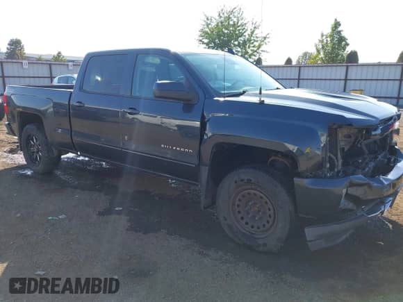 2017 Chevrolet Silverado 1500 LT with VIN 1GCUKREC6HF234350, listed as a IAAI auction lot 43260593 with 101,312 mi miles and . Bid and sale history available at DreamBid. Image 1.