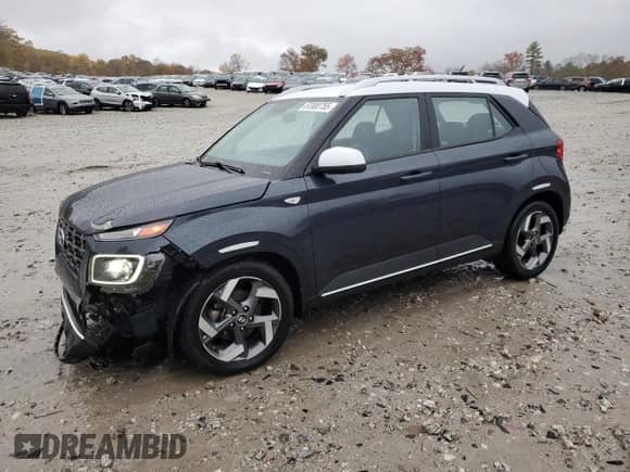 2023 Hyundai Venue Limited z VIN KMHRC8A30PU233462, wystawiony jako Copart lot #87000755 z przebiegiem 34 800 mil mil oraz Szkoda całkowita • Salvage title. Historia ofert i sprzedaży dostępna na DreamBid. Obrazek 1.