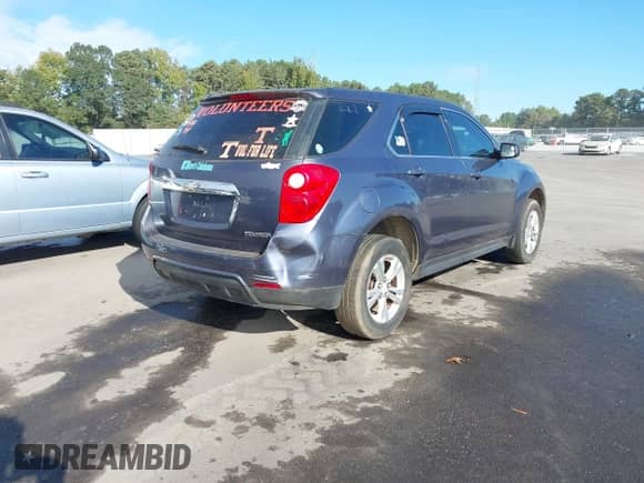 2014 Chevrolet Equinox LS with VIN 2GNALAEK5E6320304, listed as a IAAI auction lot 43359183 with 262,371 mi miles and . Bid and sale history available at DreamBid. Image 4.