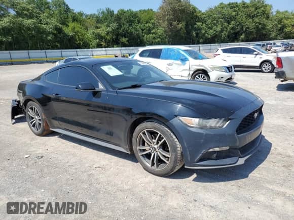 2015 Ford Mustang EcoBoost Premium with VIN 1FA6P8TH3F5309033, listed as a Copart auction lot 71081875 with Not provided miles and Salvage title. Bid and sale history available at DreamBid. Image 4.