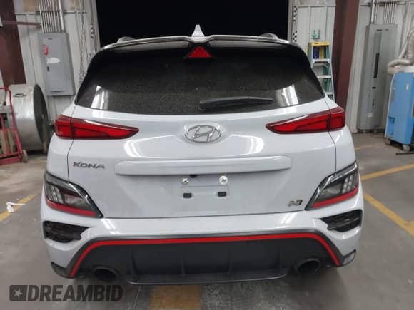 2023 Hyundai Kona with VIN KM8KH3AC9PU009337, listed as a IAAI auction lot 42827068 with 40,513 mi miles and . Bid and sale history available at DreamBid. Image 16.