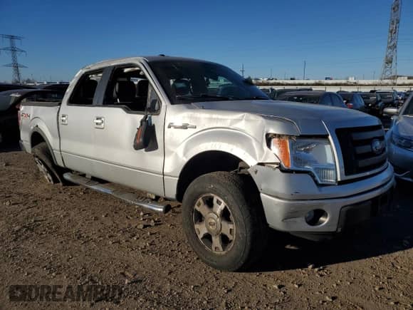 2010 Ford F-150 XL with VIN 1FTFW1EV2AFA12071, listed as a Copart auction lot 69045915 with 170,741 mi miles and Salvage title. Bid and sale history available at DreamBid. Image 4.