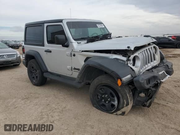 2022 Jeep Wrangler Sport с VIN 1C4HJXAG8NW181325, выставлен на аукционе Copart как лот 82700694 с пробегом 27 763 миль миль и Списание • Salvage title. История ставок и продаж доступна на DreamBid. Изображение 4.