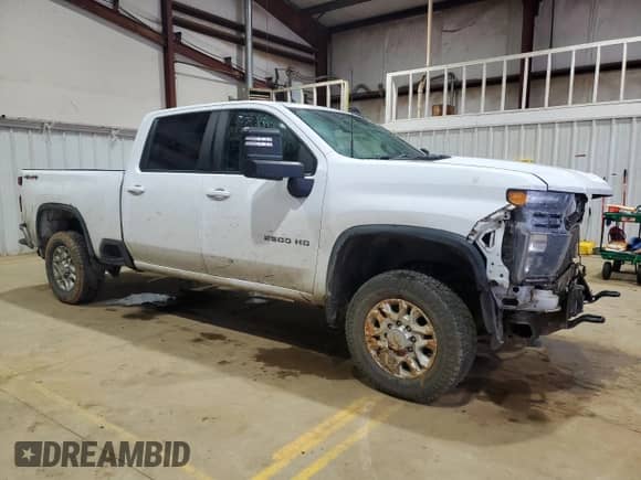 2022 Chevrolet Silverado 2500HD LT z VIN 2GC1YNEY0N1229427, wystawiony jako Copart lot #42456715 z przebiegiem 65 404 mil mil oraz Szkoda całkowita • Salvage title. Historia ofert i sprzedaży dostępna na DreamBid. Obrazek 4.