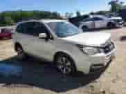 2018 Subaru Forester Premium z VIN JF2SJAEC7JH417599, wystawiony jako Copart lot #85273565 z przebiegiem 89 166 mil mil oraz Szkoda całkowita • Salvage title. Historia ofert i sprzedaży dostępna na DreamBid. Obrazek 4.