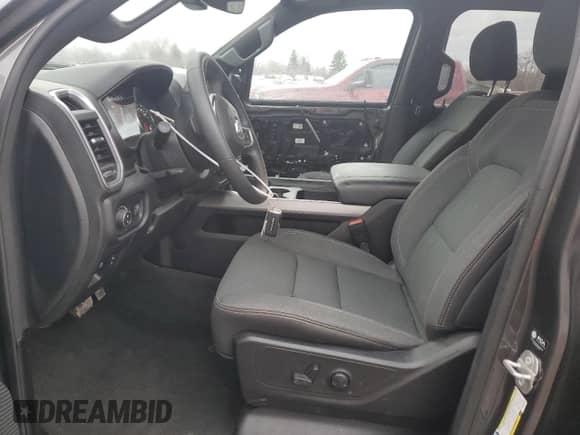 2024 Ram 1500 Big Horn with VIN 1C6RRFBG5RN156763, listed as a Copart auction lot 50502885 with 8,329 mi miles and Salvage title. Bid and sale history available at DreamBid. Image 7.