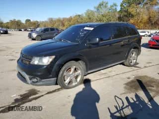 2017 Dodge Journey Crossroad Plus with VIN 3C4PDDGG3HT634169, listed as a Copart auction lot 87176265 with 130,402 mi miles and Clean title. Bid and sale history available at DreamBid. Image 1.