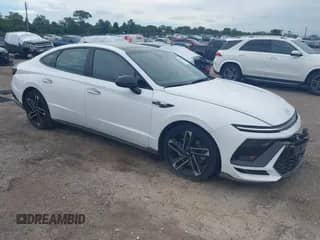 2024 Hyundai Sonata N Line с VIN KMHL54JC2RA418643, выставлен на аукционе IAAI как лот 43173088 с пробегом 27 398 миль миль и . История ставок и продаж доступна на DreamBid. Изображение 1.