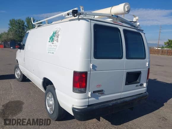 2012 Ford Econoline Cargo Commercial with VIN 1FTNE1EW3CDB06188, listed as a IAAI auction lot 40328803 with 138,502 mi miles and . Bid and sale history available at DreamBid. Image 3.