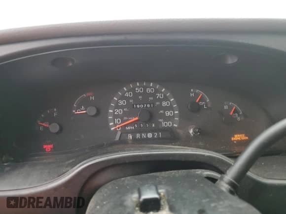 2001 Ford Econoline Cargo z VIN 1FTRE142X1HB27593, wystawiony jako Copart lot #83827154 z przebiegiem 190 761 mil mil oraz Szkoda całkowita • Salvage title. Historia ofert i sprzedaży dostępna na DreamBid. Obrazek 9.