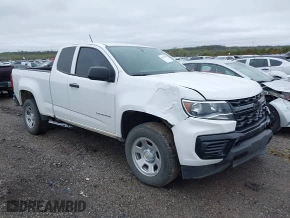 2022 Chevrolet Colorado 2WD Work Truck with VIN 1GCHSBENXN1323079, listed as a IAAI auction lot 41959638 with 19,705 mi miles and . Bid and sale history available at DreamBid. Image 1.