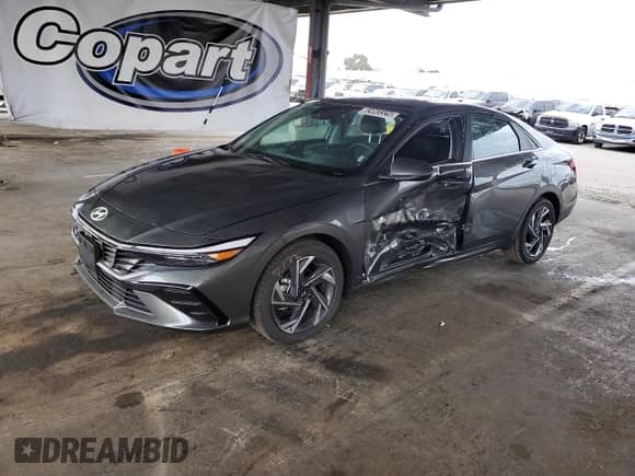 2025 Hyundai Elantra Limited with VIN KMHLN4DJ9SU167800, listed as a Copart auction lot 82093325 with 1,135 mi miles and Salvage title. Bid and sale history available at DreamBid. Image 1.