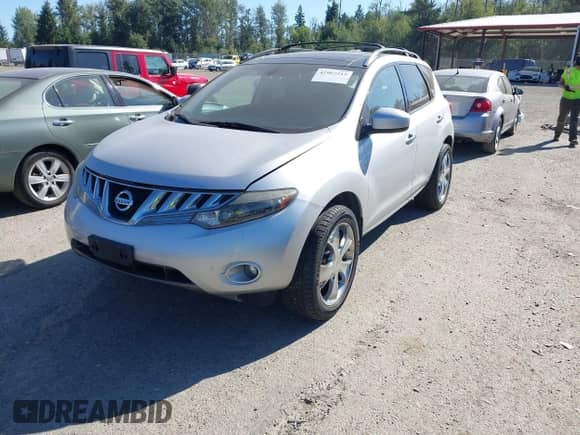 2009 Nissan Murano LE with VIN JN8AZ18W99W146114, listed as a IAAI auction lot 42967515 with 236,689 mi miles and . Bid and sale history available at DreamBid. Image 2.