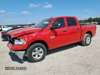 2023 Ram 1500 Tradesman z VIN 3C6RR7KG1PG649576, wystawiony jako Copart lot #86510045 z przebiegiem 18 683 mil mil oraz Szkoda całkowita • Salvage title. Historia ofert i sprzedaży dostępna na DreamBid. Obrazek 1.