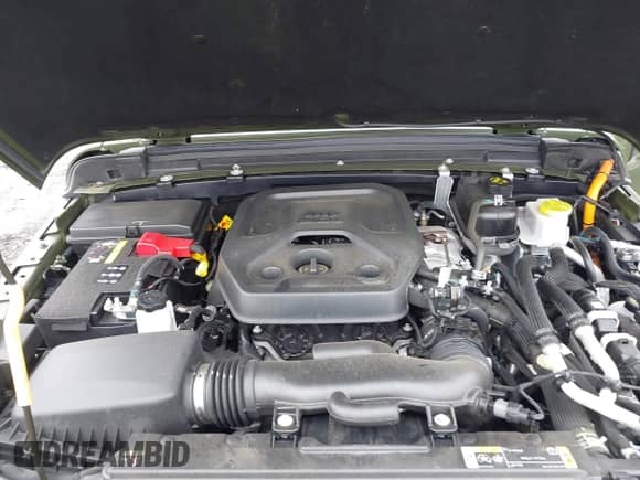 2023 Jeep Wrangler Sahara with VIN 1C4JJXP64PW684210, listed as a IAAI auction lot 42244388 with 23,622 mi miles and . Bid and sale history available at DreamBid. Image 10.