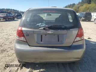 2006 Chevrolet Aveo LS z VIN KL1TD66616B683301, wystawiony jako Copart lot #78302204 z przebiegiem Nie podano mil oraz Czysty tytuł • Clean title. Historia ofert i sprzedaży dostępna na DreamBid. Obrazek 6.