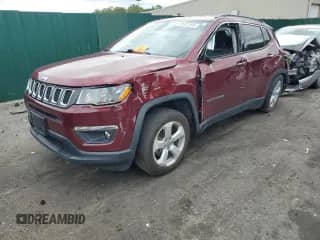 2021 Jeep Compass Latitude with VIN 3C4NJDBB7MT537515, listed as a Copart auction lot 70023295 with 41,801 mi miles and Salvage title. Bid and sale history available at DreamBid. Image 1.