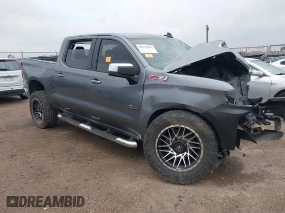 2019 Chevrolet Silverado 1500 LT z VIN 1GCUYDED5KZ147684, wystawiony jako IAAI lot #40931880 z przebiegiem Nie podano mil oraz . Historia ofert i sprzedaży dostępna na DreamBid. Obrazek 1.