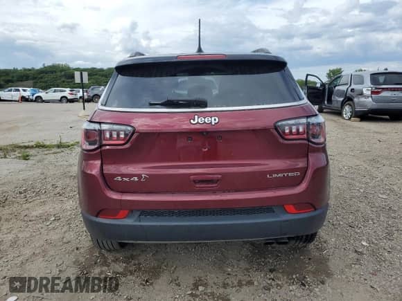 2022 Jeep Compass Limited with VIN 3C4NJDCB9NT206340, listed as a Copart auction lot 70681375 with 13,177 mi miles and Salvage title. Bid and sale history available at DreamBid. Image 6.