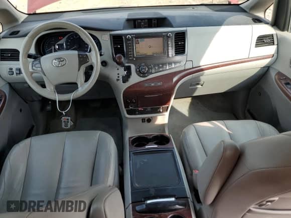 2013 Toyota Sienna XLE with VIN 5TDDK3DCXDS050232, listed as a Copart auction lot 71529785 with 106,735 mi miles and Salvage title. Bid and sale history available at DreamBid. Image 8.