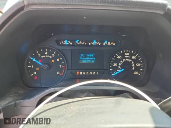 2017 Ford F-150 XL z VIN 1FTMF1C87HKC44302, wystawiony jako Copart lot #80353425 z przebiegiem 82 257 mil mil oraz Szkoda całkowita • Salvage title. Historia ofert i sprzedaży dostępna na DreamBid. Obrazek 9.