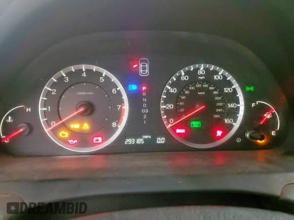 2009 Honda Accord EX-L with VIN 1HGCP36839A014166, listed as a Copart auction lot 82158365 with 293,185 mi miles and Salvage title. Bid and sale history available at DreamBid. Image 9.