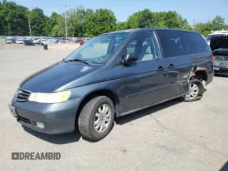 2003 Honda Odyssey LX with VIN 5FNRL18563B155775, listed as a Copart auction lot 68282875 with 195,683 mi miles and Salvage title. Bid and sale history available at DreamBid. Image 1.
