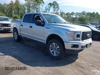 2018 Ford F-150 XL z VIN 1FTEW1E55JFA27725, wystawiony jako IAAI lot #43219314 z przebiegiem 121 282 mil mil oraz . Historia ofert i sprzedaży dostępna na DreamBid. Obrazek 1.