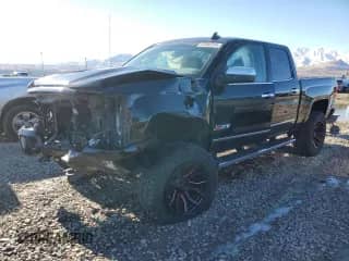 2017 Chevrolet Silverado 1500 LTZ with VIN 3GCUKSEJ8HG163592, listed as a Copart auction lot 87088724 with 143,050 mi miles and Salvage title. Bid and sale history available at DreamBid. Image 1.