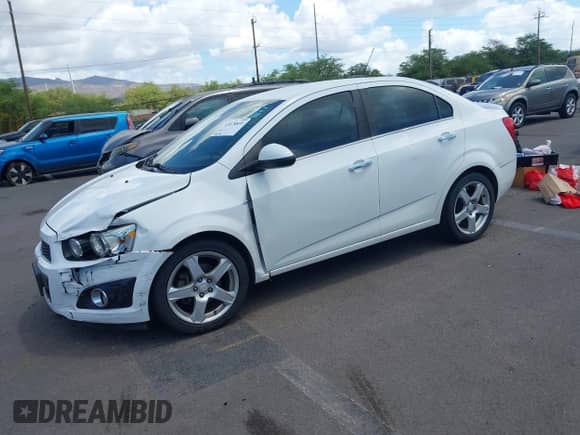 2016 Chevrolet Sonic LTZ with VIN 1G1JE5SB0G4140823, listed as a IAAI auction lot 43078859 with 94,417 mi miles and . Bid and sale history available at DreamBid. Image 17.