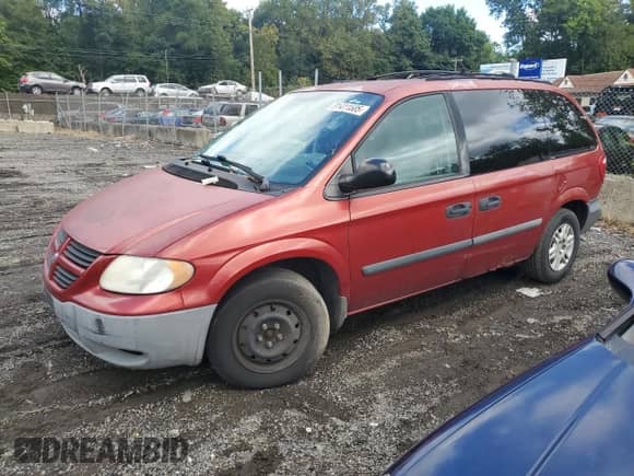 2007 Dodge Caravan SE with VIN 1D4GP25R67B189770, listed as a Copart auction lot 81411805 with 120,307 mi miles and Salvage title. Bid and sale history available at DreamBid. Image 1.