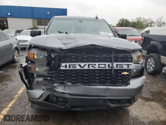 2021 Chevrolet Silverado 1500 Custom with VIN 3GCPYBEK3MG266532, listed as a Copart auction lot 81552895 with 72,157 mi miles and Non repairable. Bid and sale history available at DreamBid. Image 5.