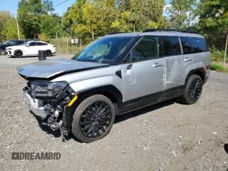 2025 Hyundai Santa Fe Calligraphy с VIN 5NMP54GLXSH126800, выставлен на аукционе Copart как лот 82047215 с пробегом 2 694 миль миль и На запчасти • Non repairable. История ставок и продаж доступна на DreamBid. Изображение 1.