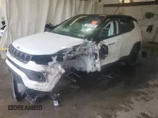 2024 Jeep Compass Latitude with VIN 3C4NJDBN2RT115542, listed as a Copart auction lot 82034935 with Not provided miles and Salvage title. Bid and sale history available at DreamBid. Image 1.